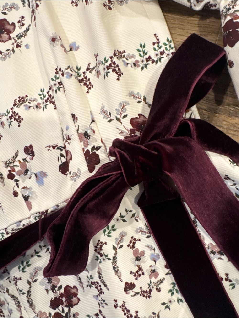 NWOT ANTONIO MELANI x Nicola Bathie Emilia Floral Print Drop Waist Dress Sz 2 - Picture 5 of 9